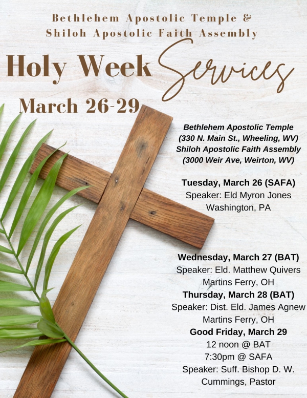 Photo for Holy Week Service